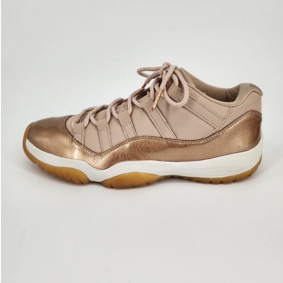Jordan 11 Retro Low Rose Gold Women’s Sneakers Size 9.5 - Picture 10 of 16